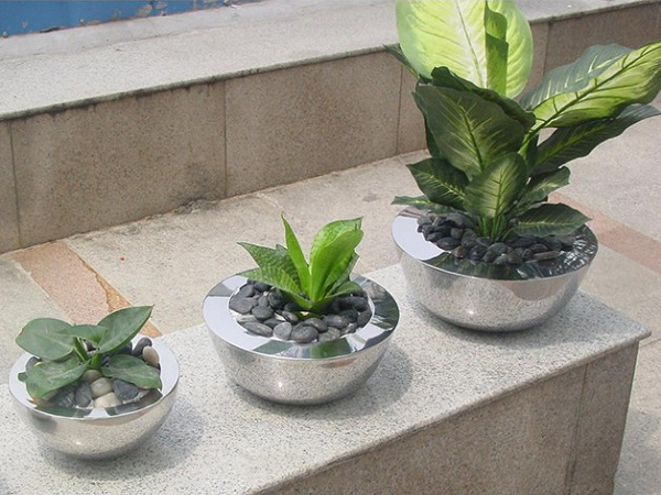 Stainless Steel Plant Box Pot-4